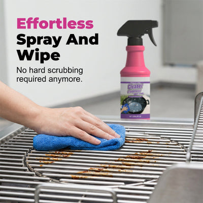 🌟Spray desengrasante potente y de acción rápida para parrillas