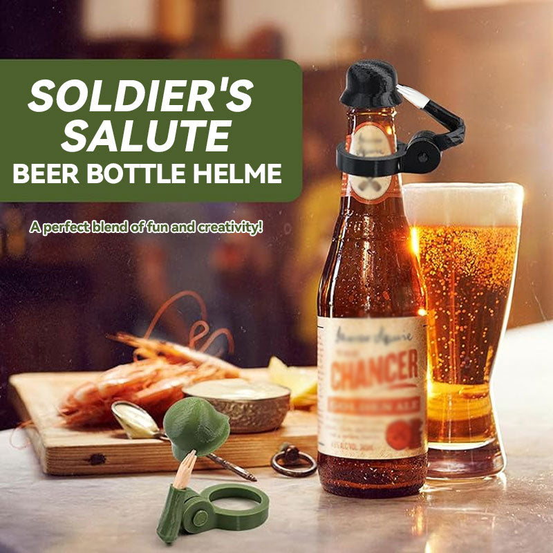 🍻  Casco de botella de cerveza «Soldier Salute»  🎖️