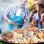 😂Parrilla para salchichas con forma de persona para exterior