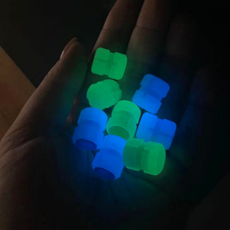 Tapones luminosos para válvulas de neumáticos (juego de 4)