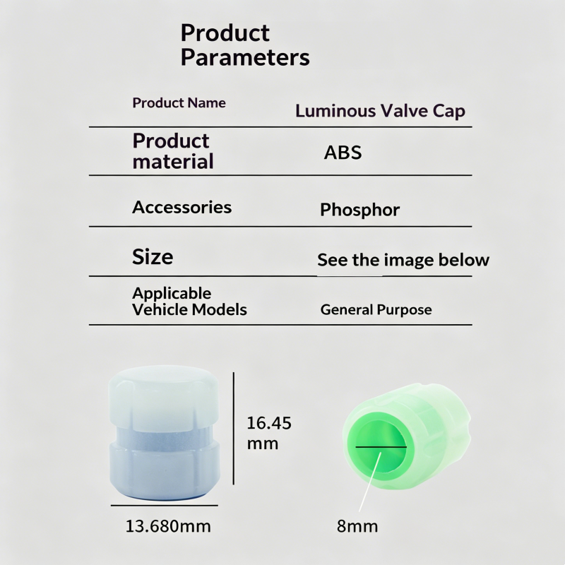 Tapones luminosos para válvulas de neumáticos (juego de 4)