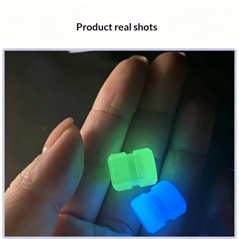 Tapones luminosos para válvulas de neumáticos (juego de 4)